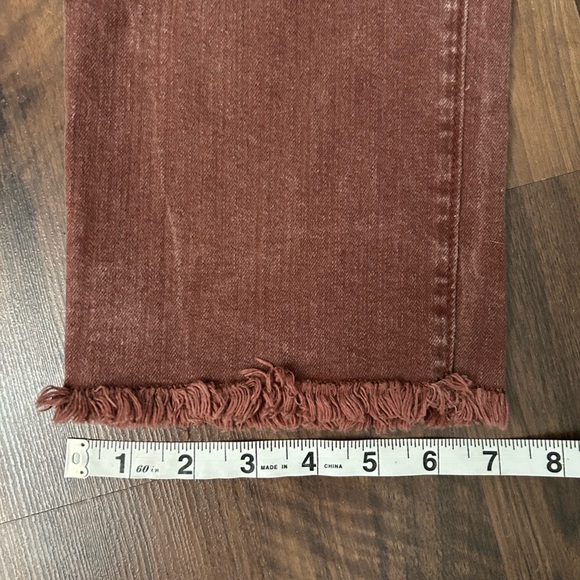 LOFT Women's Straight Brown Jeans Size 6 - Picture 8 of 9